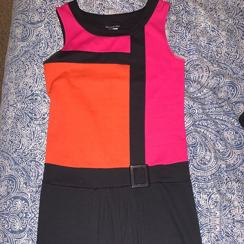 disorderly kids color-block dress